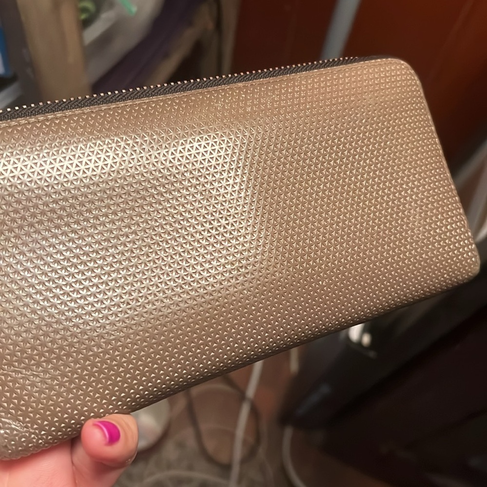 Burberry black label Taupe Geometric Wallet - Picture 4 of 7